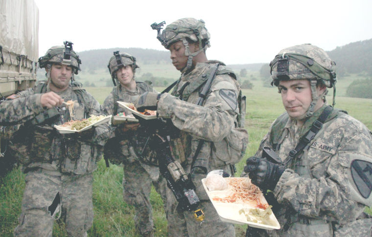 Hot chow, cold grunts; a recipe for morale
